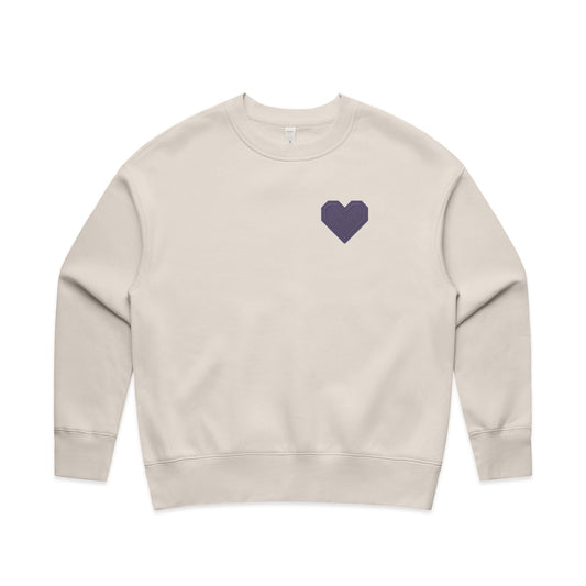 Women's Heart + Quote Sweatshirt